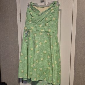 Her Universe Light Green Floral Dress